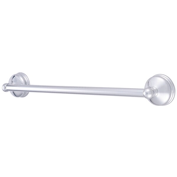 Vintage 18" Towel Bar, Polished Chrome